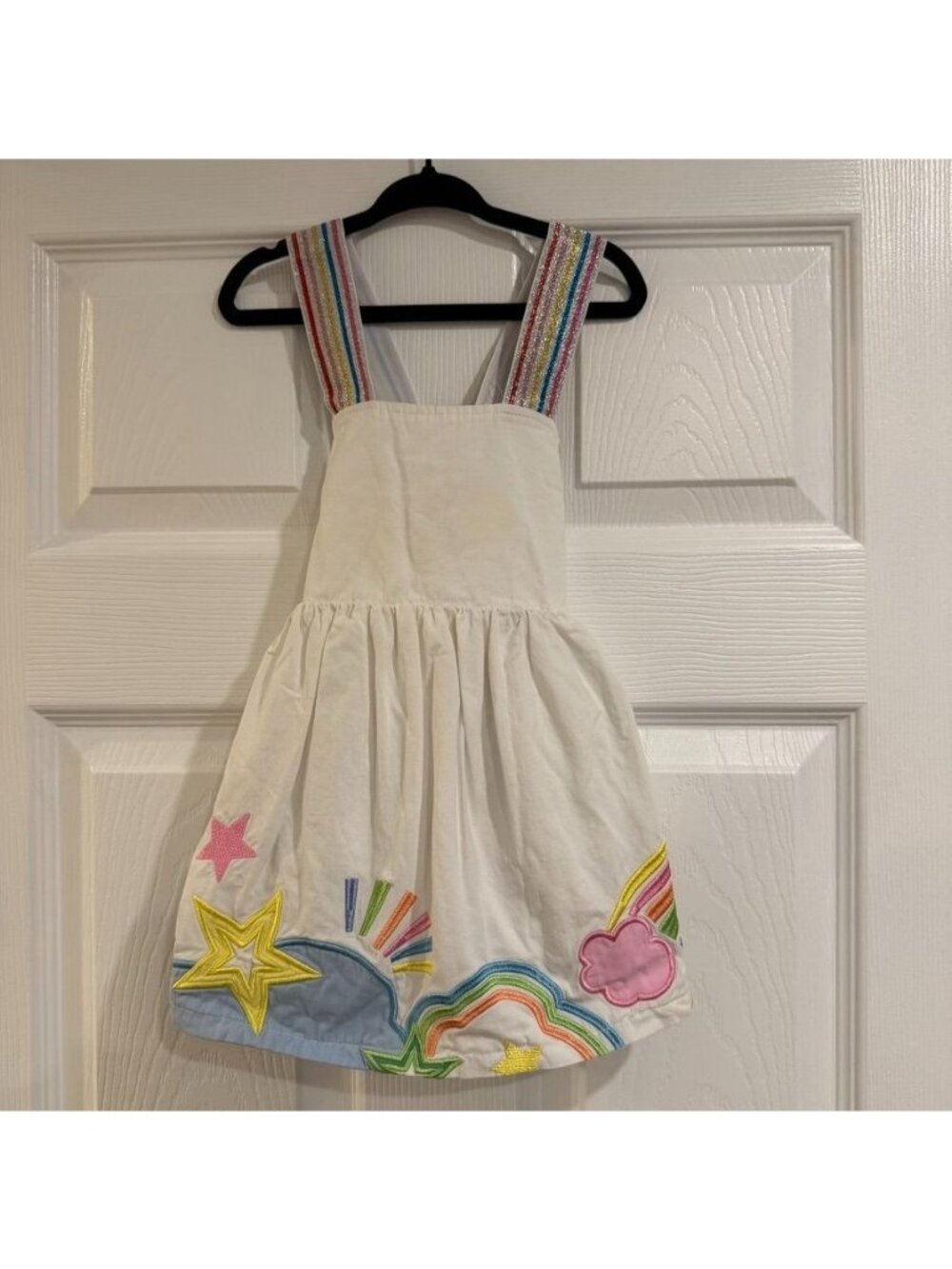 Lola and the Boys Girls Summer Pop Dress Rainbow Whimsical Size 2
